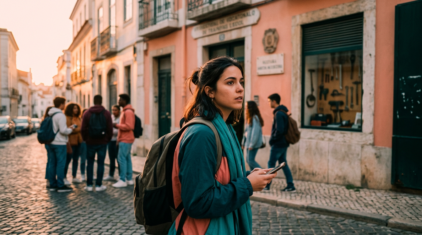 Estudante internacional a planear a mudança da Polónia para Portugal com visto de estudo em 2026